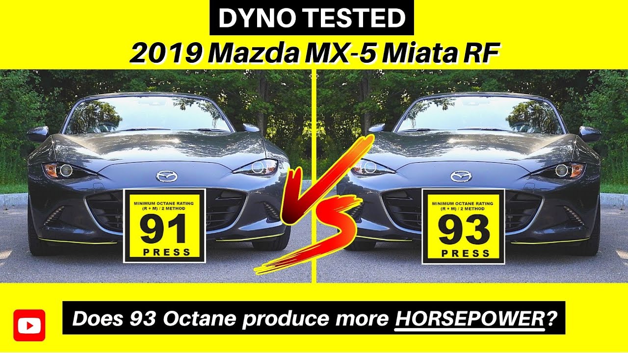 91 vs. 93 Octane??? - DYNO TESTED // ND Mazda MX-5 Miata