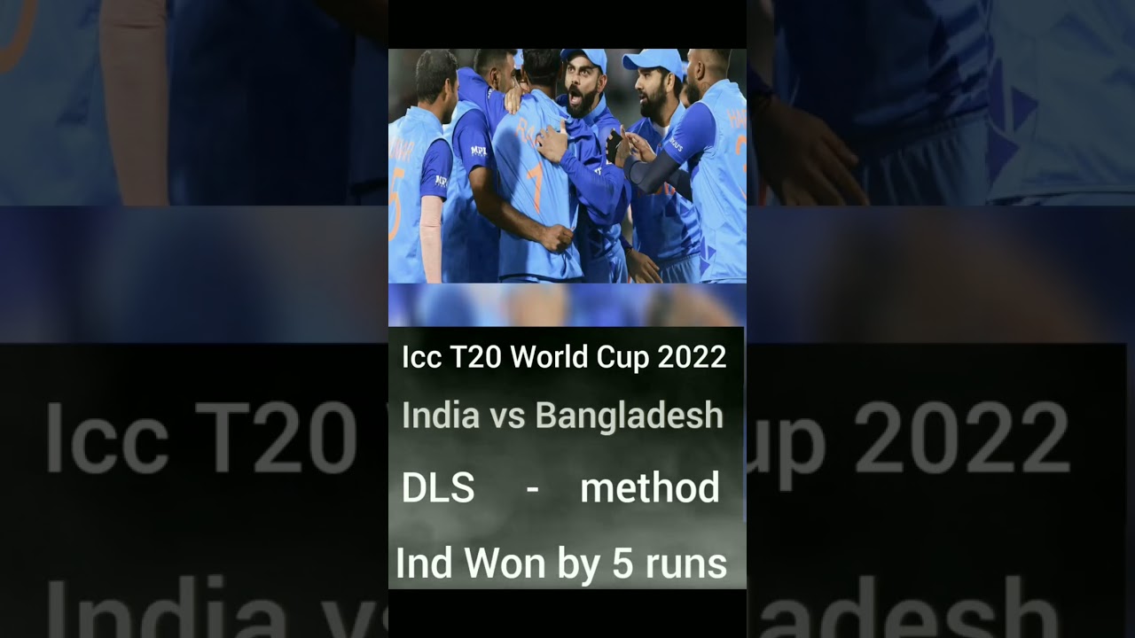 India vs Bangladesh match|| ind Won by 5 runs