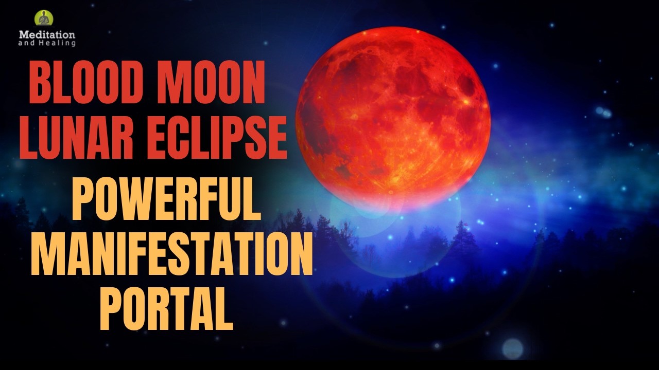 Blood Moon Lunar Eclipse | Powerful Red Moon Manifestation Portal Music l Manifest Anything You Want