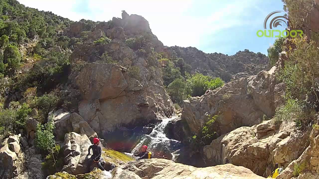 Canyoning in Riu Pitrisconi