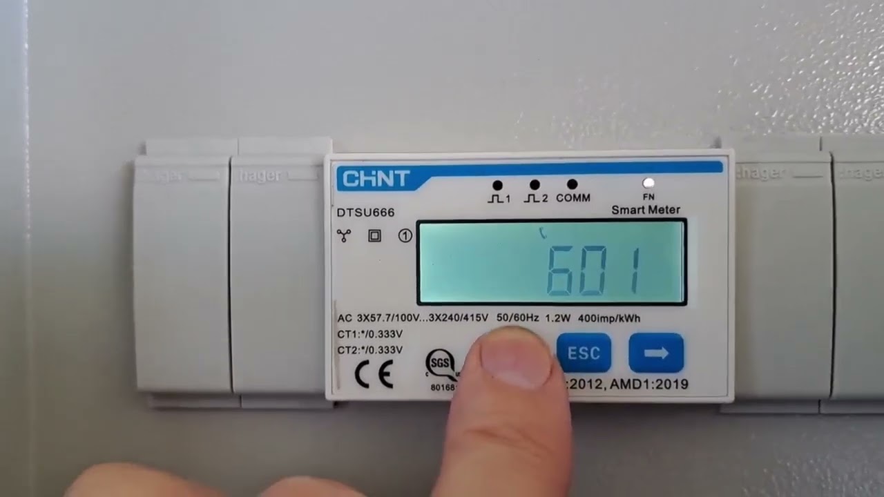 Setting CT Ratio DTSU666 20