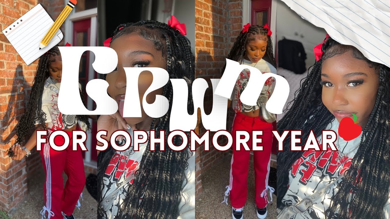 GRWM: FIRST DAY OF SOPHOMORE YEAR 🍎📚|ootd | vibes |