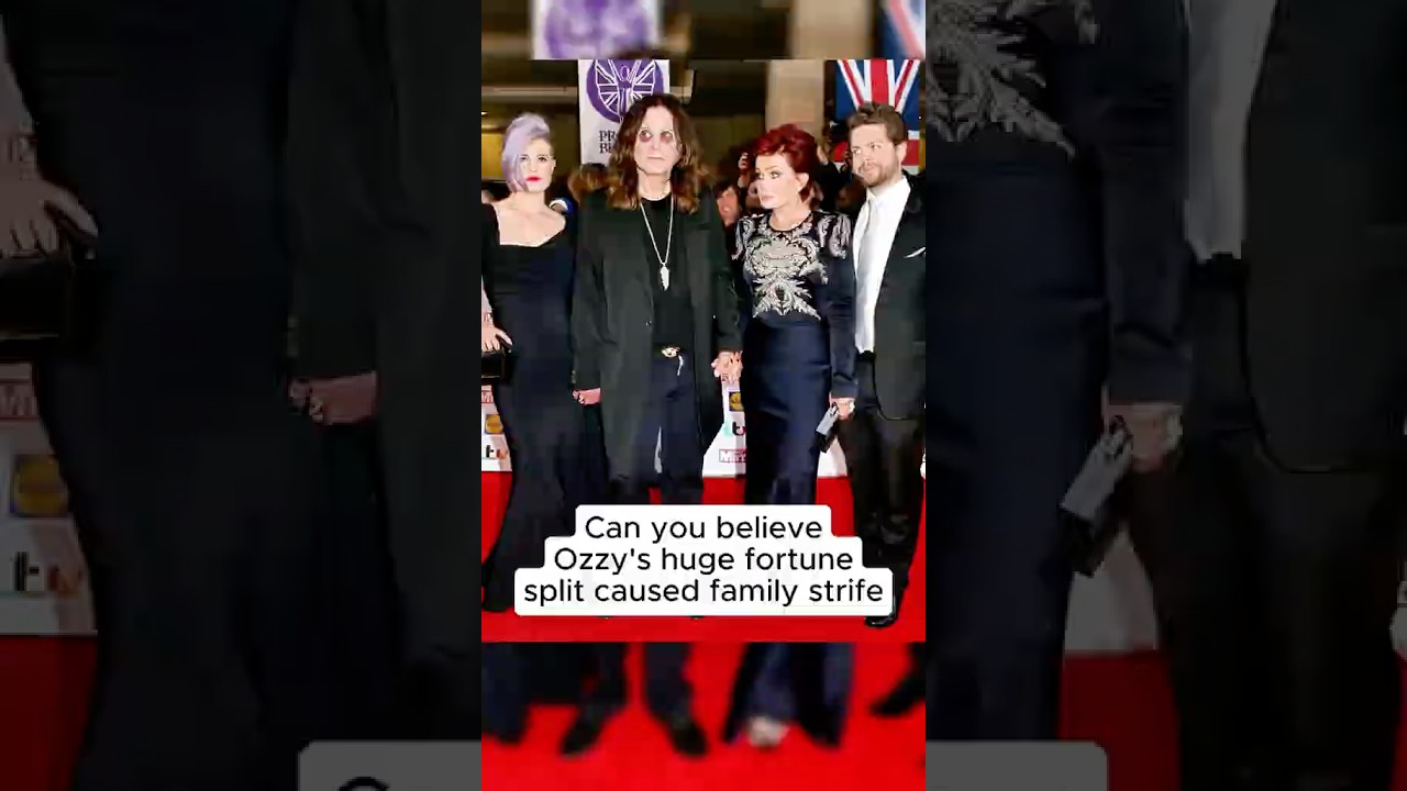 Can you believeOzzy's huge fortune split caused family strife