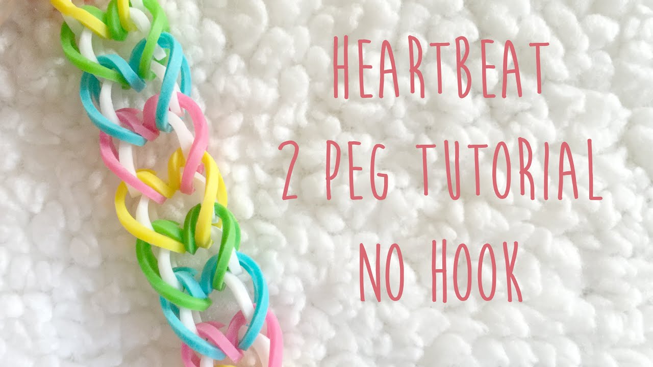 Rainbow Loom Heartbeat 2 штифта без крючка