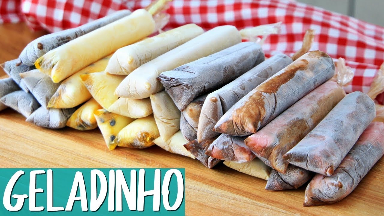 5 RECEITAS DE GELADINHO GOURMET | SACOLÉ CREMOSO