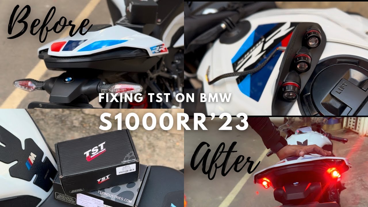 Как мы отремонтировали задний фонарь TST на BMW S1000RR MSport в домашних условиях