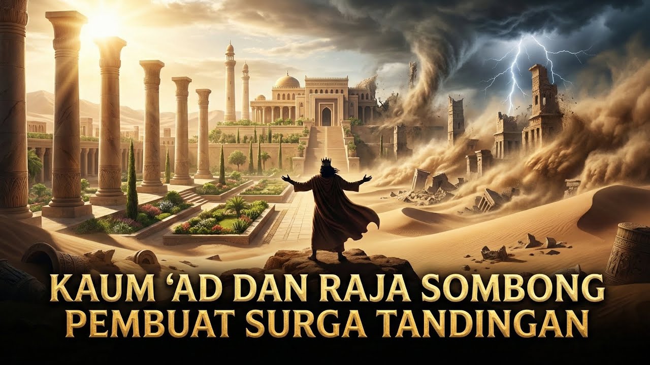 KISAH KAUM AD DAN RAJA SOMBONG PEMBUAT SURGA TANDINGAN | UST. ABU HUMAIROH