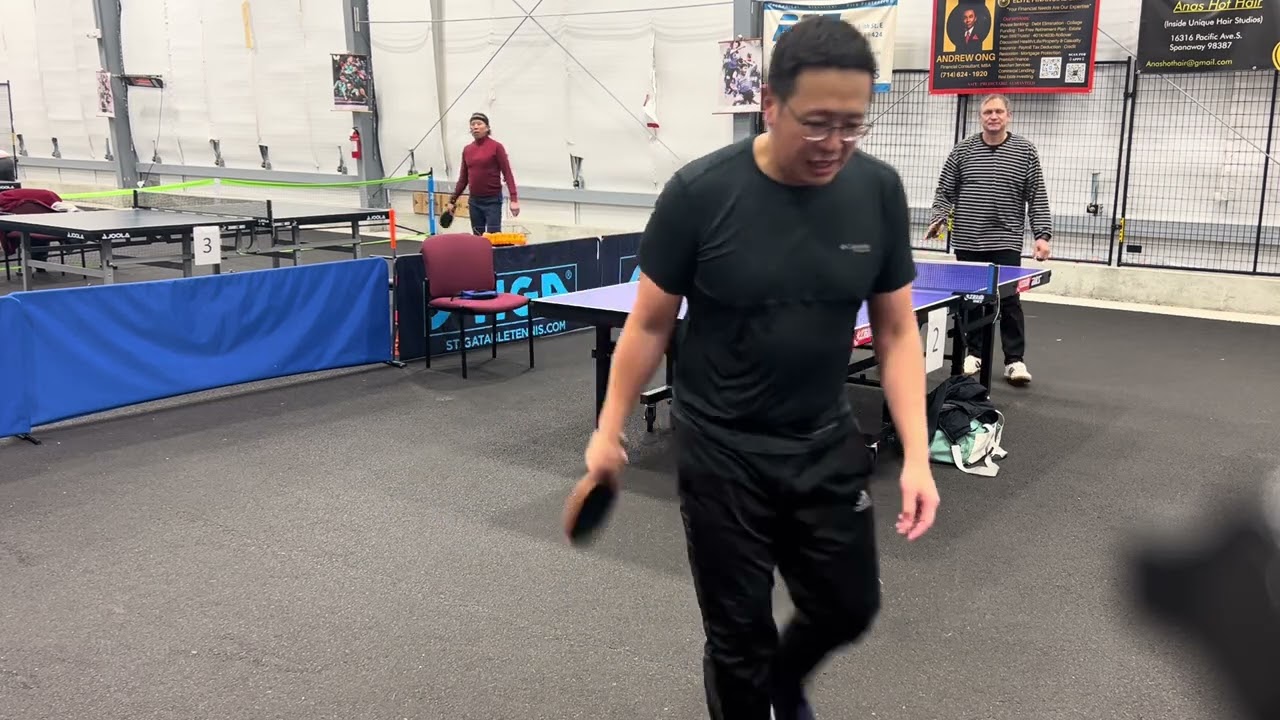 Tacoma table tennis league Thursday night from 7 to 10 pm