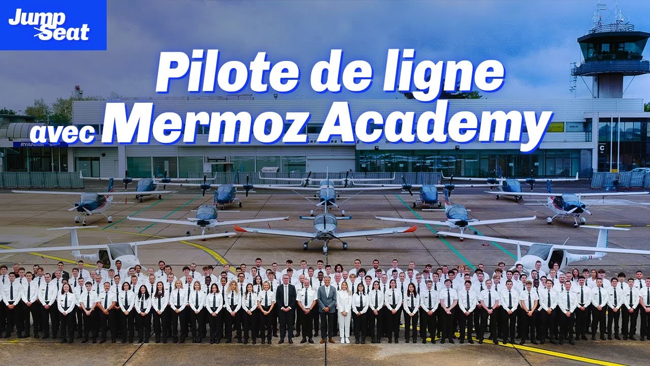 Devenez Pilote de Ligne grâce à la Mermoz Academy | #jumpseat en #replay