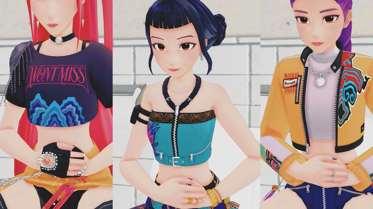 HUNTRIX СЛИШКОМ МНОГО КАКАЕТ 💩🤮 Kpop Demon Hunters MMD