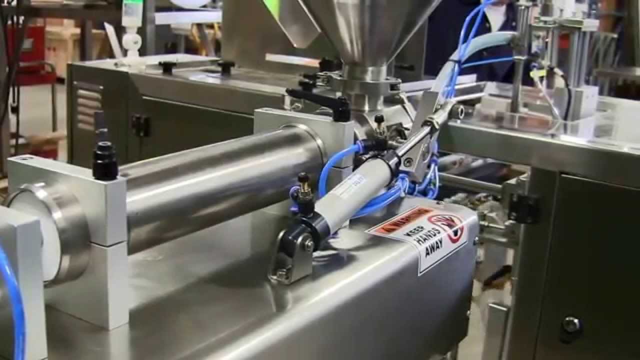 JDA - Stand Up Premade Liquid Pouch Fill & Seal Machine, Gusset Bags Filling