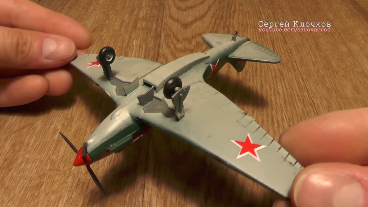 Звезда 1/72 МиГ-3 простая сборка и покраска