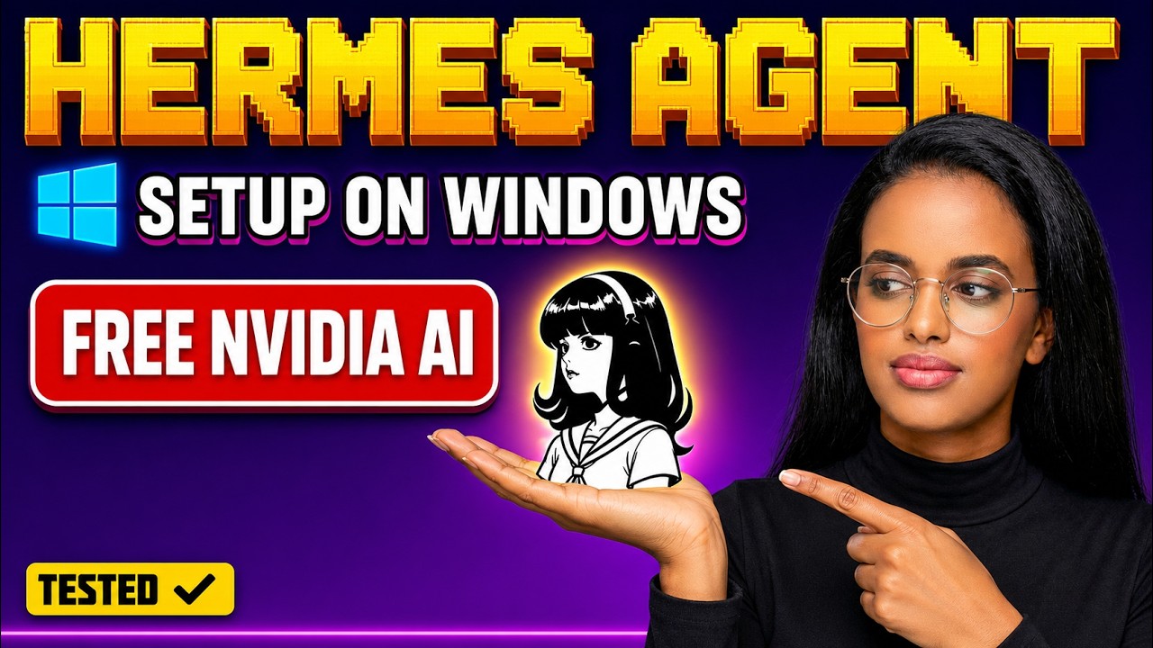 Установите Hermes Agent на Windows БЕСПЛАТНО (WSL не требуется) 2026