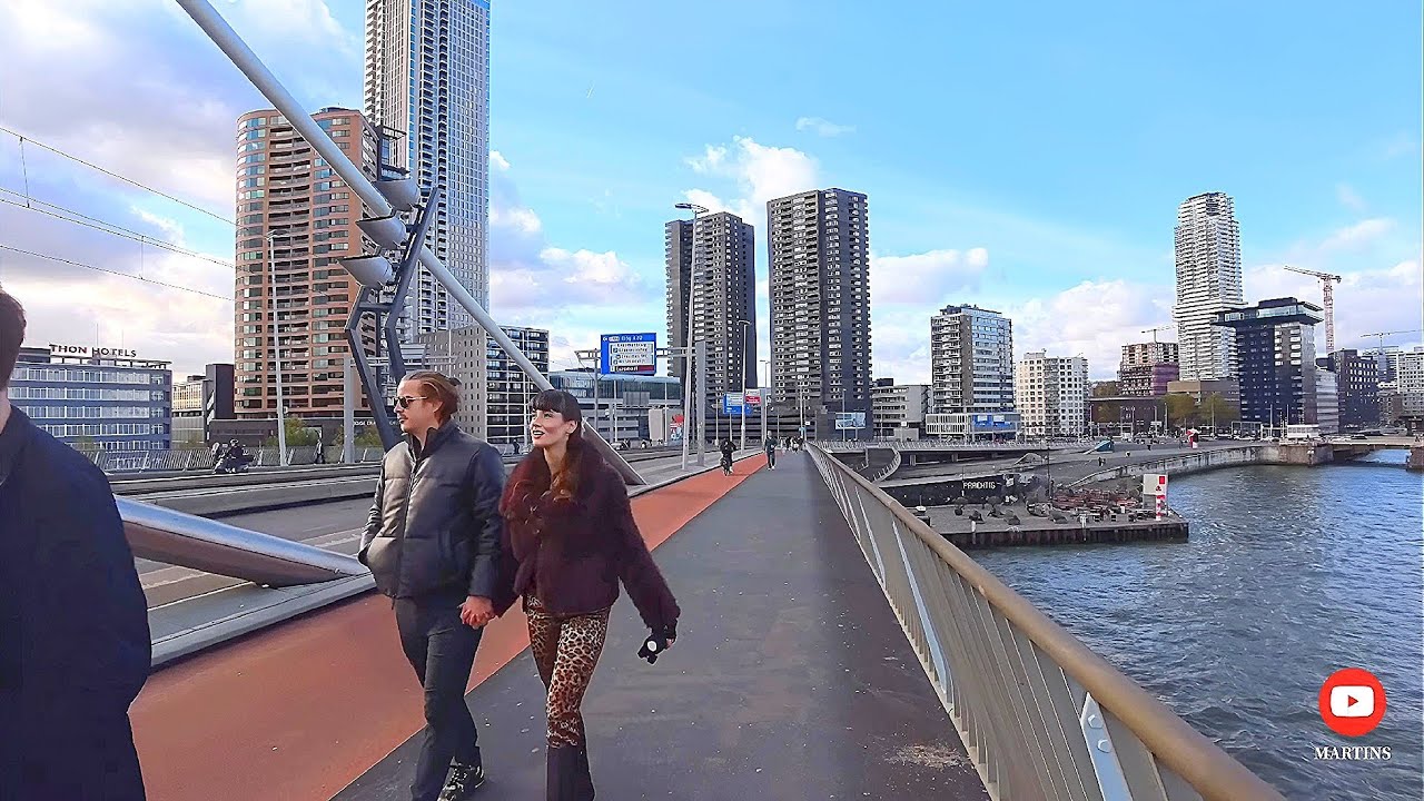 Erusmas Bridge Walking Tour |Rotterdam 