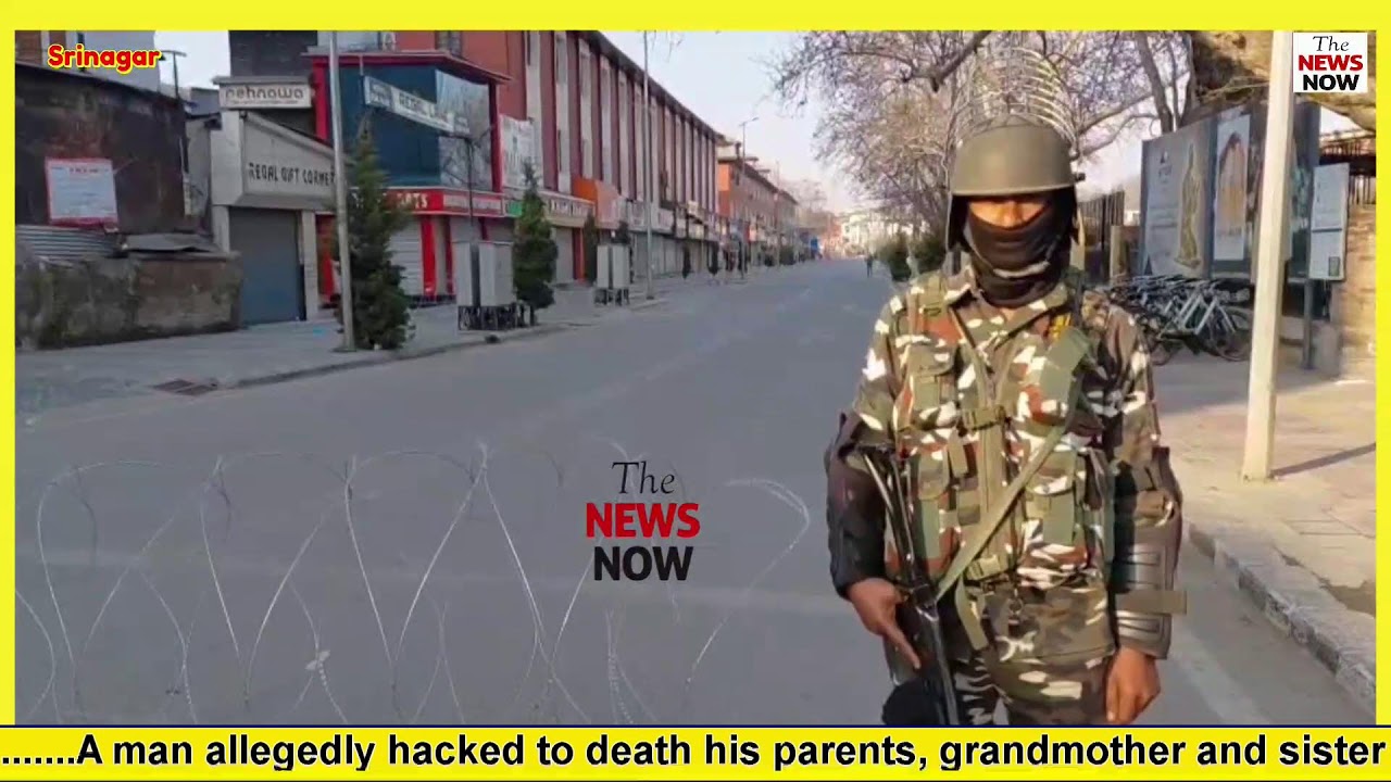 Kashmir: Curbs in place; educational institutions closed.