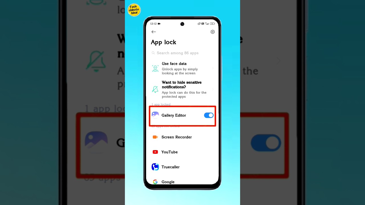 Mobile ki gallery me lock kaise lagaye | gallery me password lock kaise lagaye | gallery app lock ||