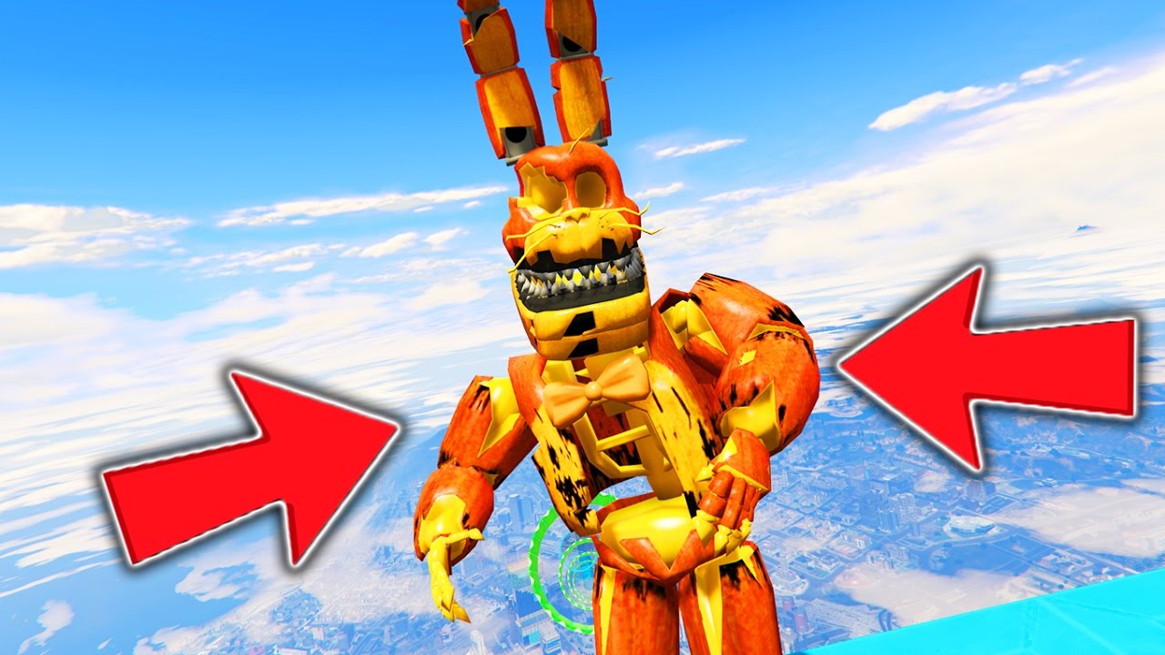 JACK-O-BONNIE IN GTA 5! (GTA 5 Mods FNAF Funny Moments)