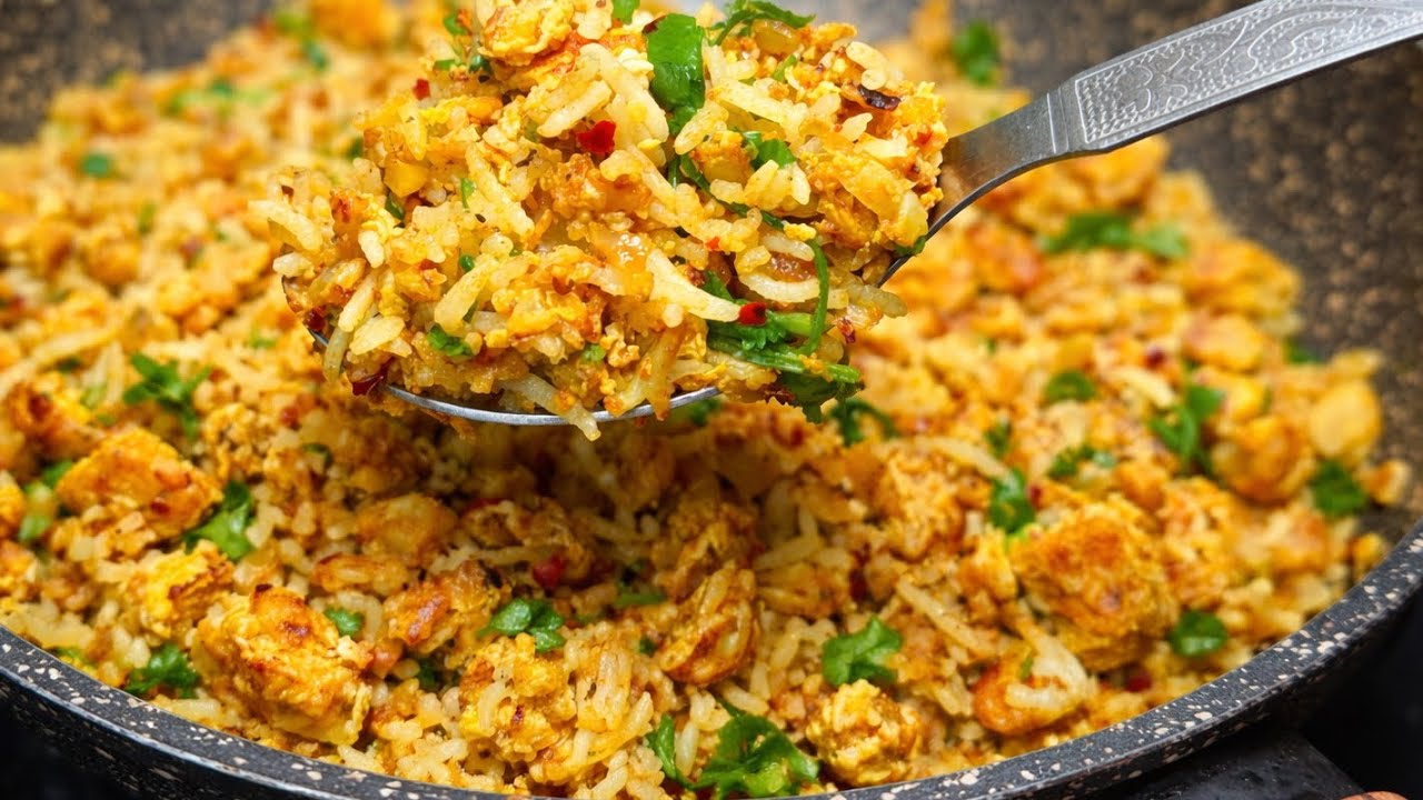 Healthy Cauliflower Egg Rice | One pan Gobhi Egg Masala Rice | Quick & tasty lunch Recipe 