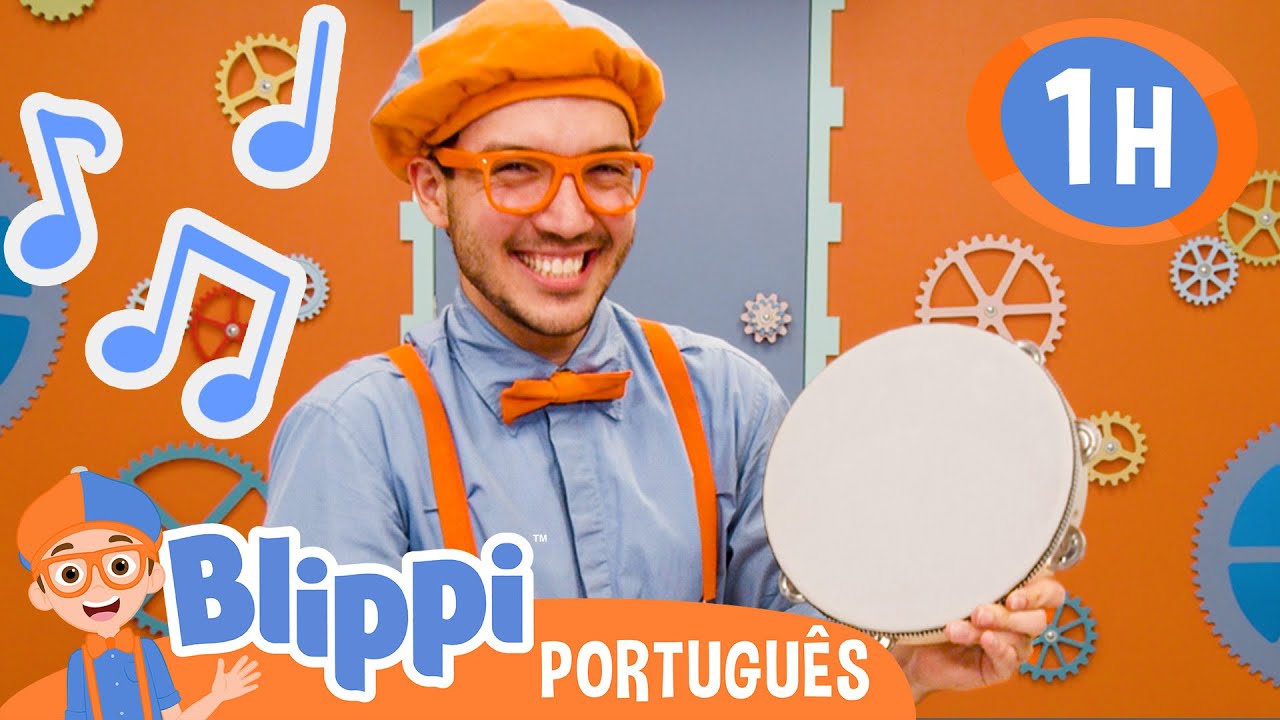 Blippi Aprende a Tocar M&uacute;sica! | 1 HORA DO BLIPPI! | Blippi em Portugu&ecirc;s | V&iacute;deos Educativos