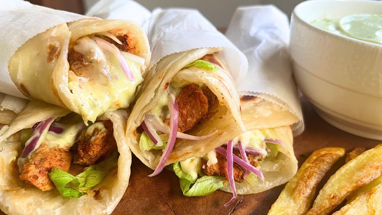 STREET- STYLE CHICKEN CHEESE PARATHA BOMBS by secret ingredient