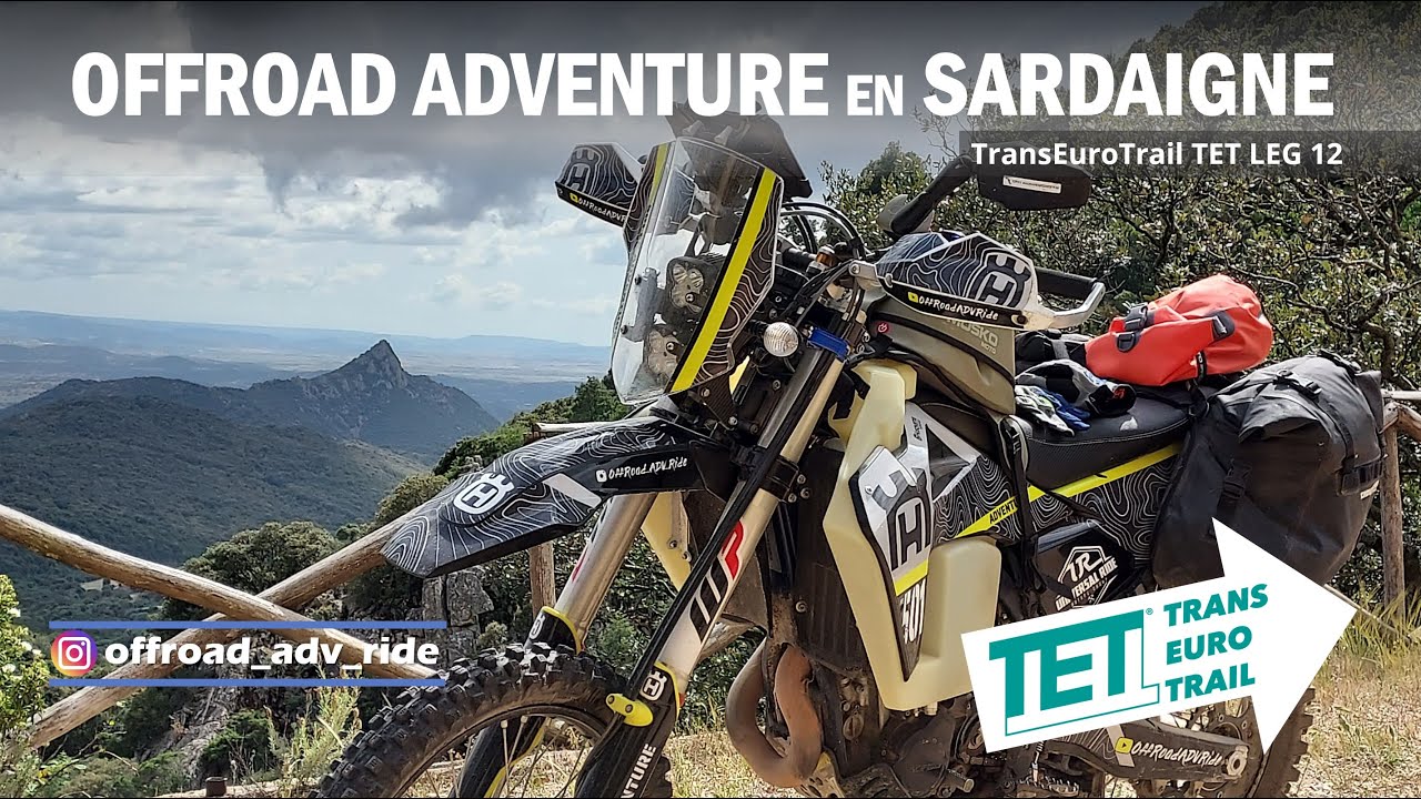 Trans Euro Trail - Offroad in SARDINIA - TET Italy LEG 12  #501FE #Offrartv #Universalride