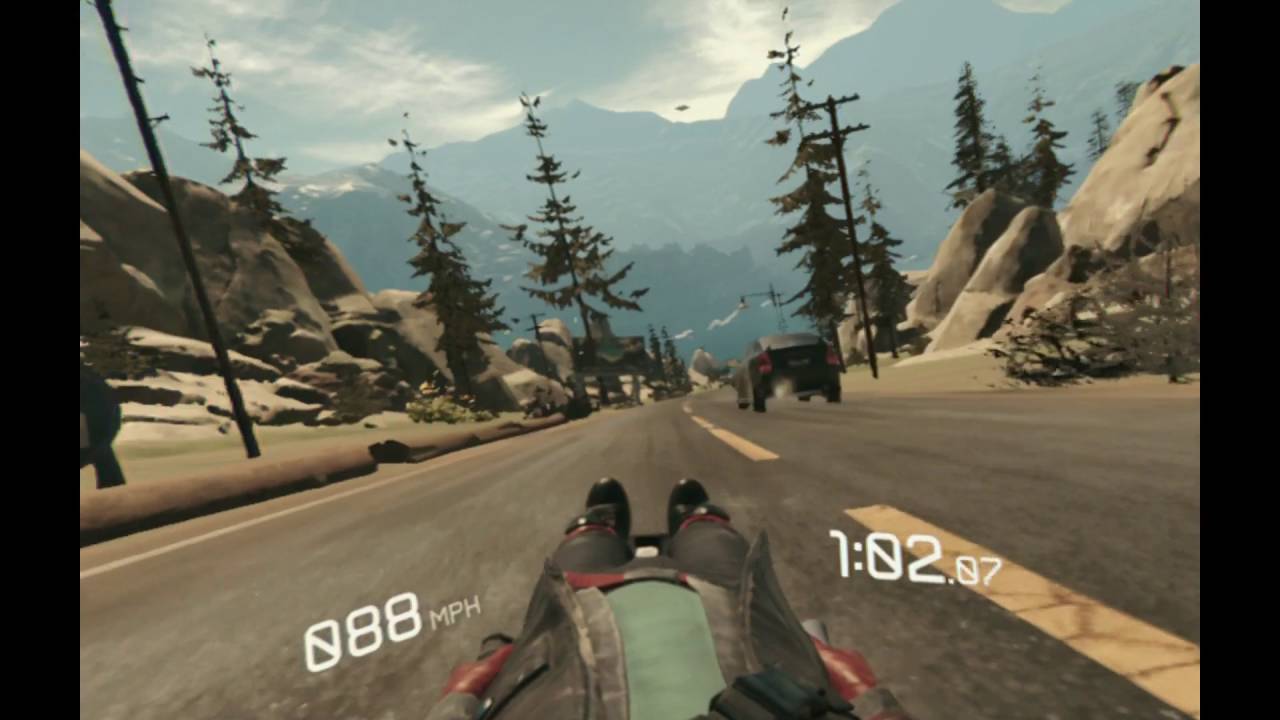 PlayStation VR Worlds: VR Luge [PSVR] First mins
