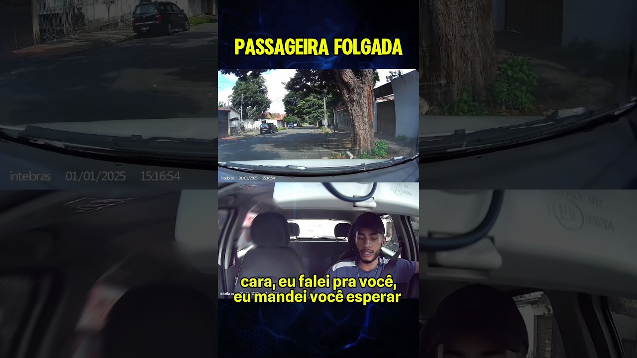 Que passageira folgada essa, viu #motoristadeaplicativo #99pop #uber