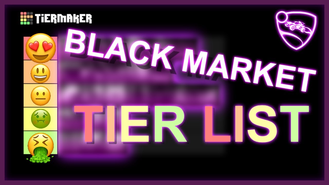 WHAT'S THE BEST BLACK MARKET IN ROCKET LEAGUE? TIER LIST