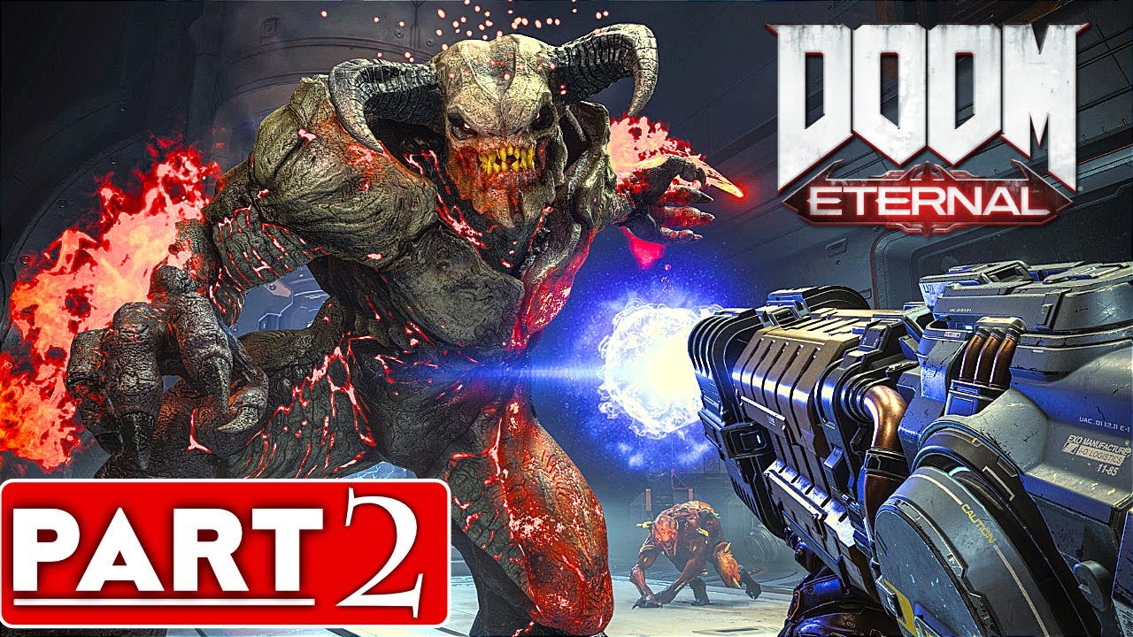 DOOM ETERNAL Gameplay Walkthrough Part 2 [4K 60FPS PC] - No Commentary