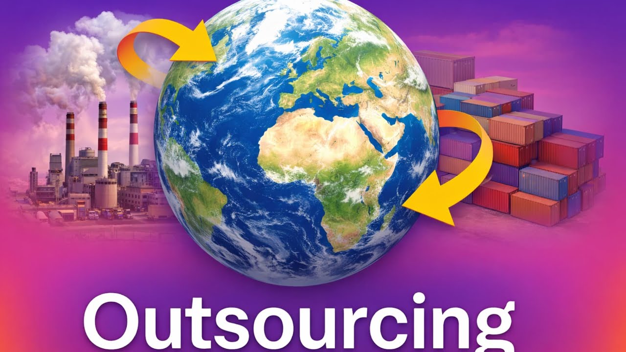 Why Companies Produce Goods Abroad | Outsourcing Explained (Geography)