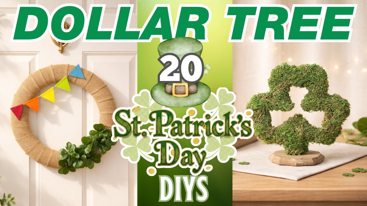 20 Amazing St. Patrick’s Day Dollar Tree DIYs for Spring ☘️