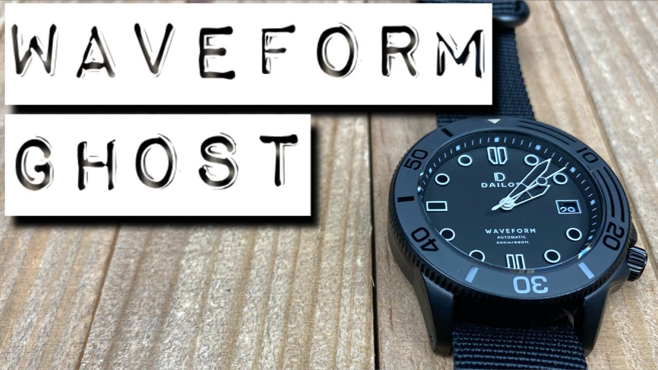Dailos Waveform Ghost: Titanium Dive Watch with a Stealth Twist