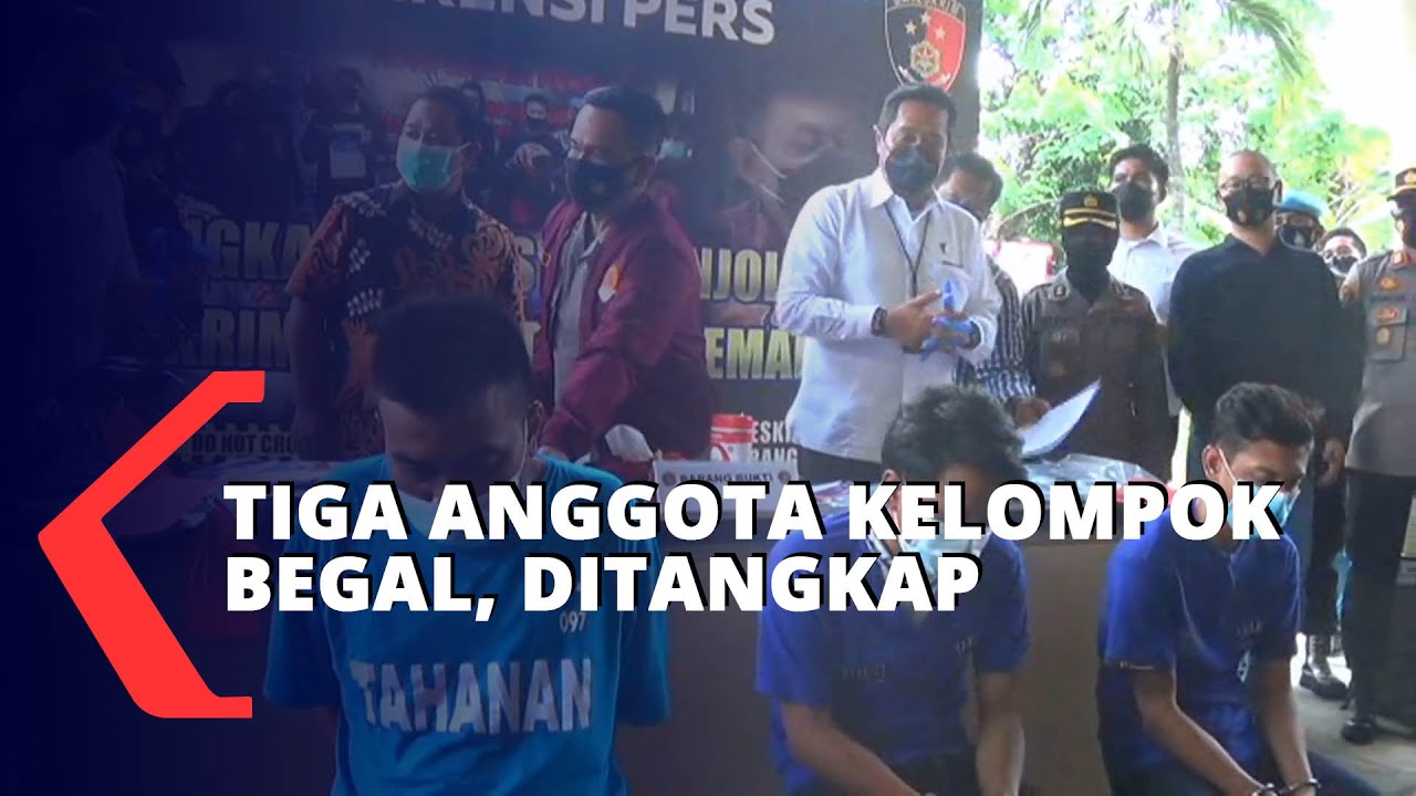 Tiga Anggota Kelompok Begal di Semarang Ditangkap