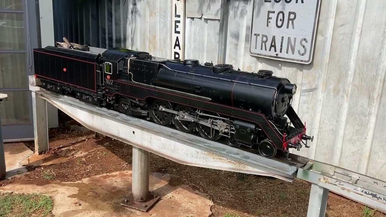 The afternoon 5” gauge 3822 came to visit