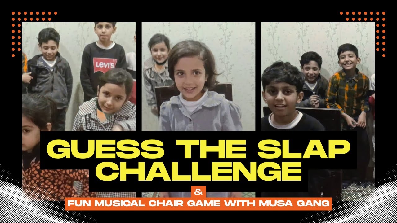 Guess The Slap Challenge | Fun Musical Chair Game with Musa Gang