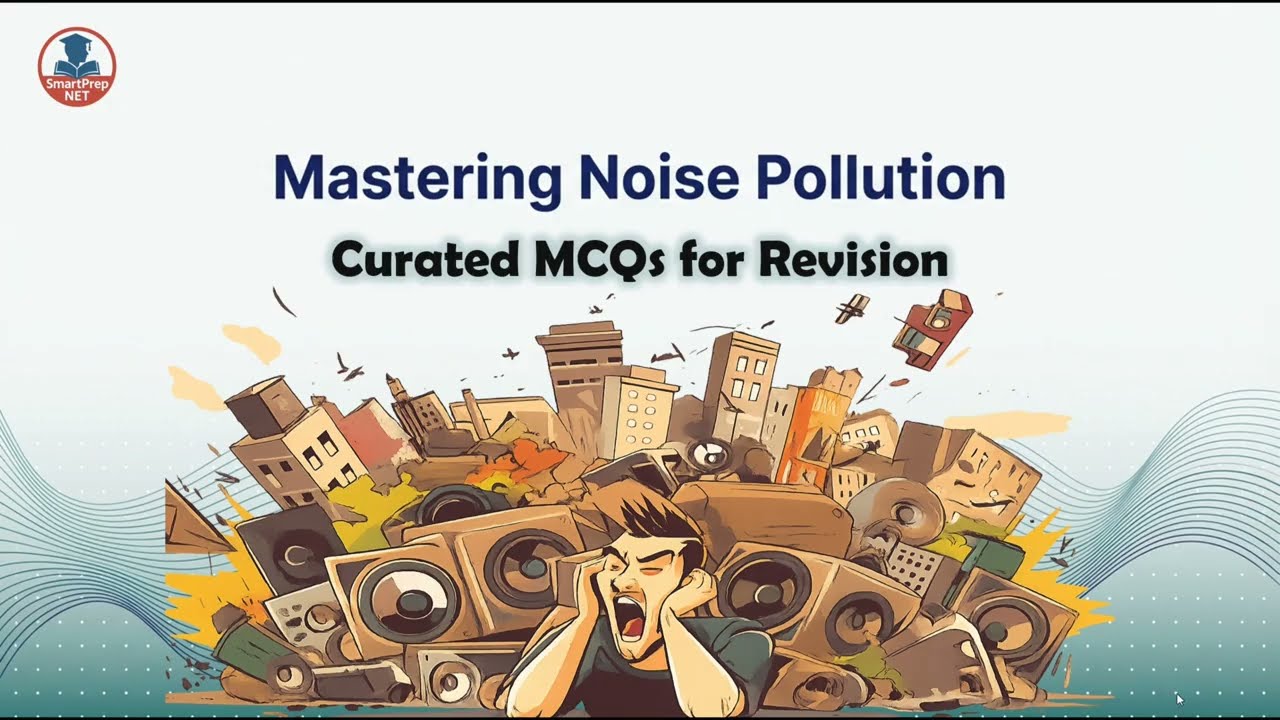 Questions on Noise Pollution | UGC NET 2025 | EVS | Paper 2