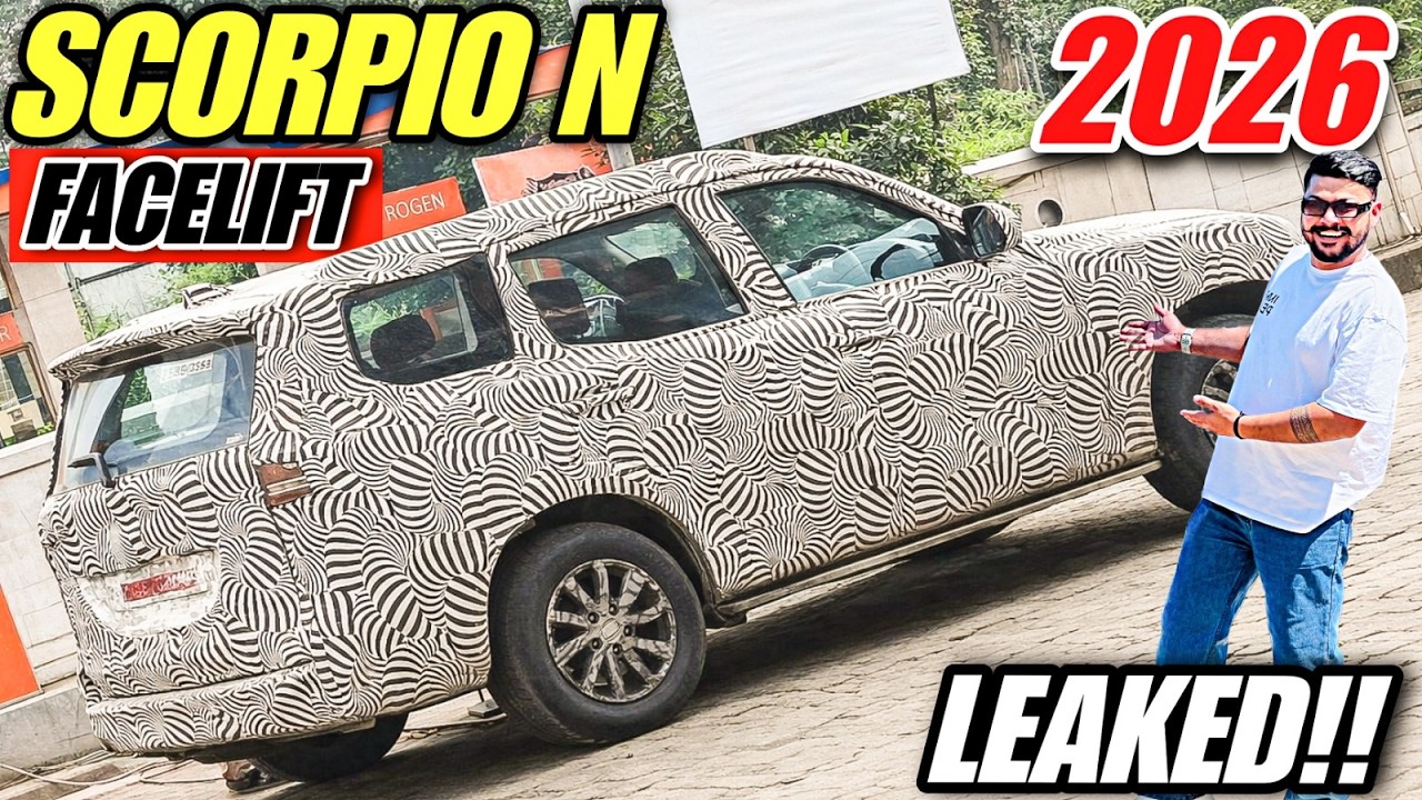 New Scorpio N Facelift 2026 *Leaked* Before Launch - Looks | Interior Revealed