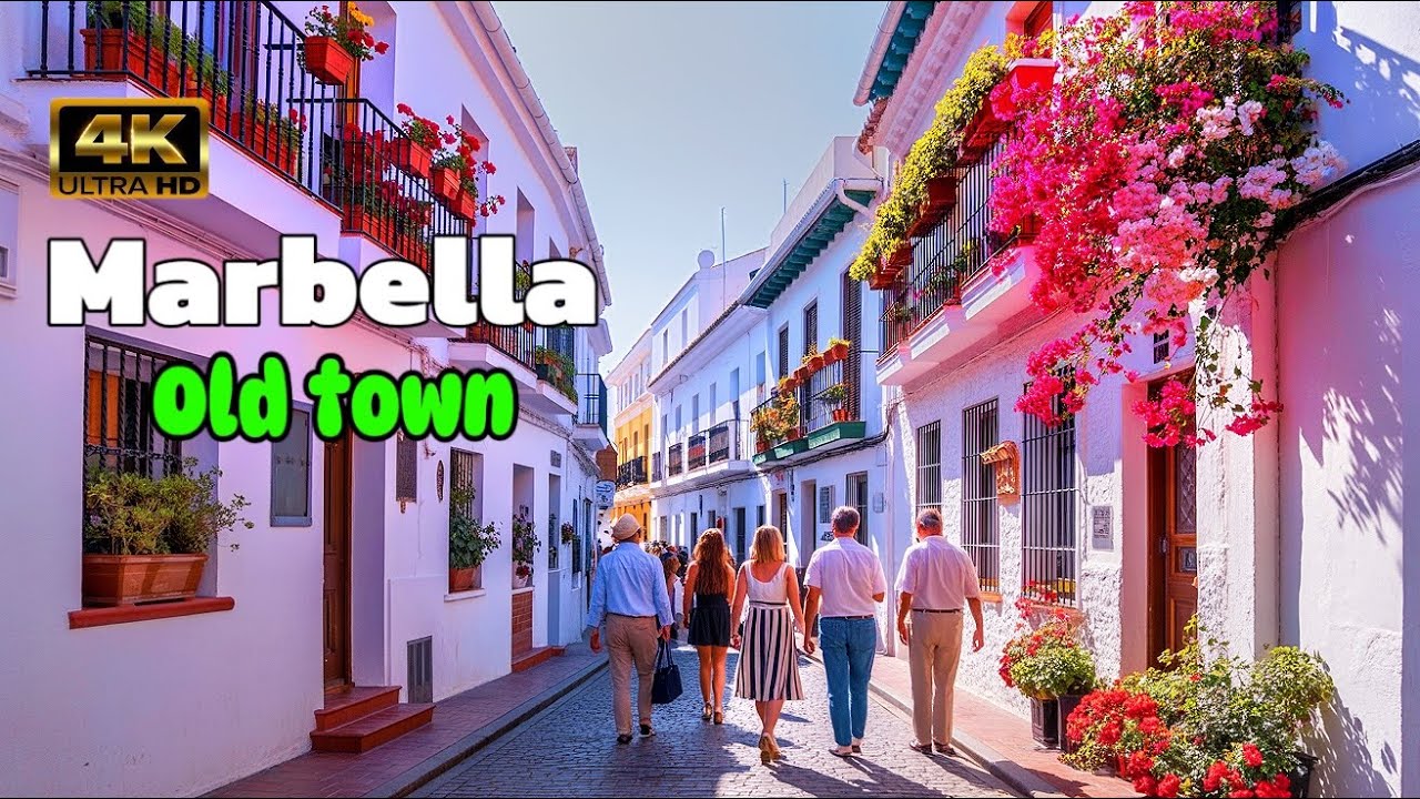 Marbella Spain 🇪🇸 Old Town Spain in 4K | Costa del Sol’s Most Charming Village MALAGA