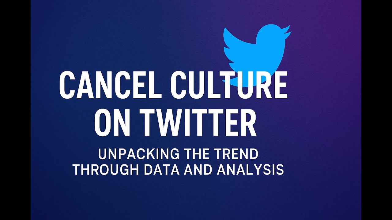 Cancel Culture on Twitter: Unpacking the Trend Through Data and Analysis
