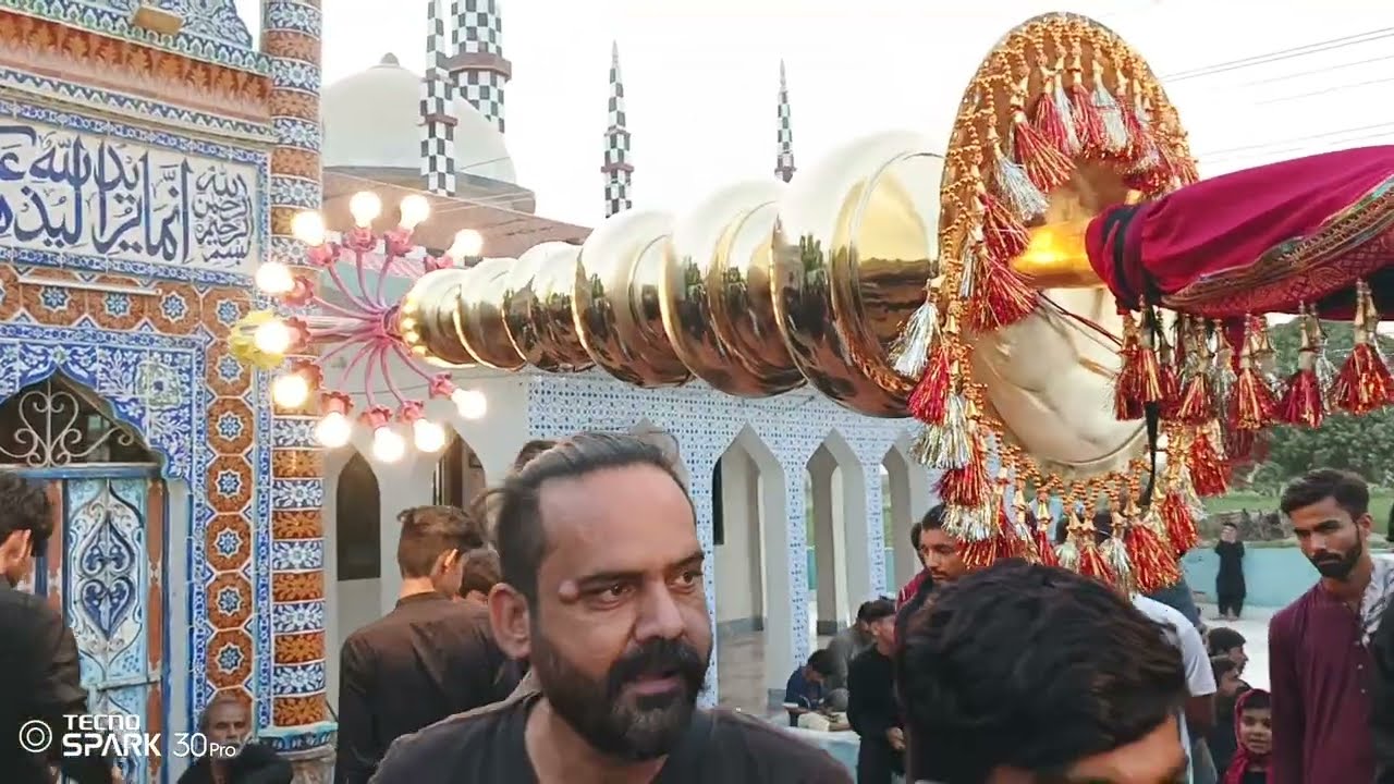 Ghazis Abbas's Alamdar Buland At Ajan Shah Nesr Hala City Sindh 2025.26
