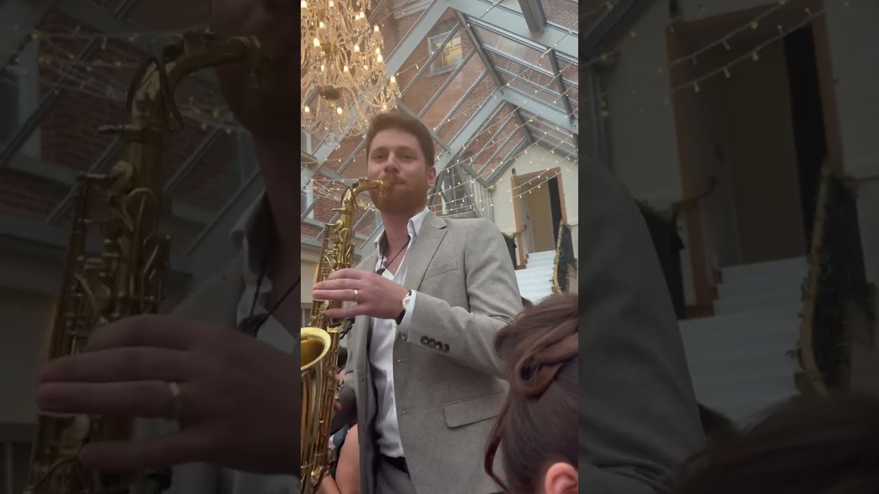 Wedding Breakfast: 9 to 5 | James Sax at Botleys Mansion  