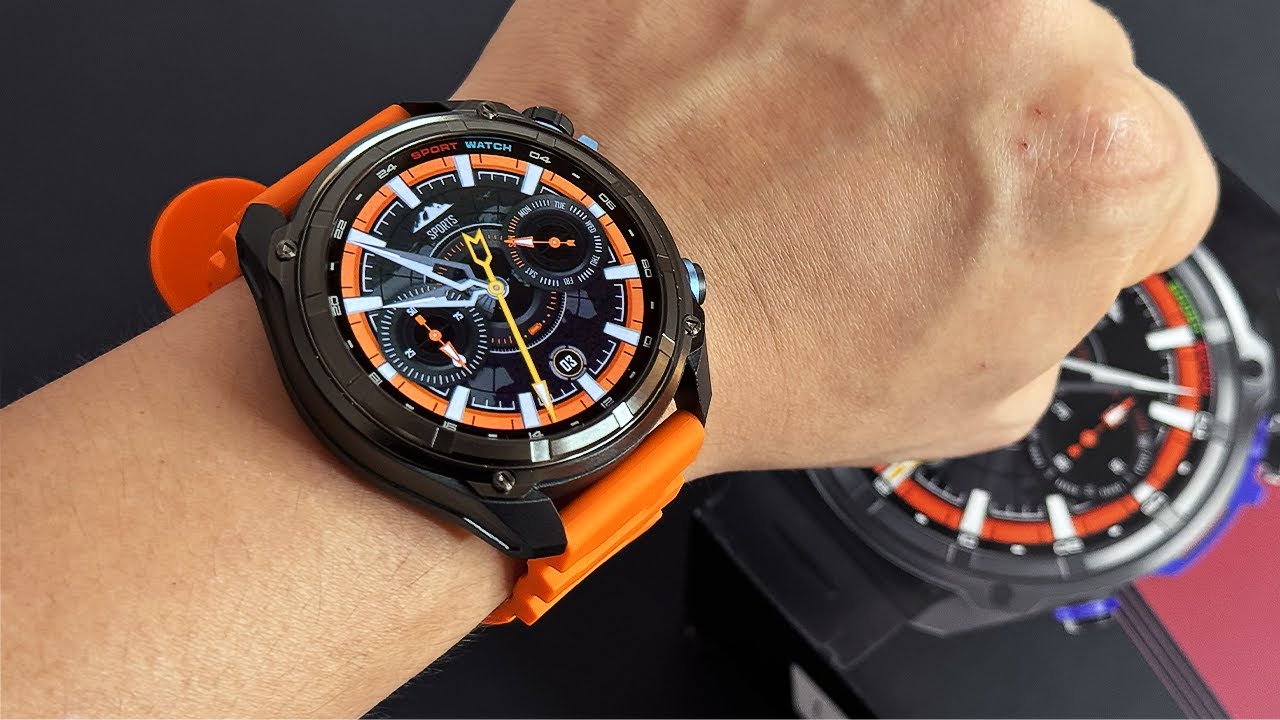 🔴New Smartwatch TANK T5: Best Rugged Smartwatch With Flashlight and GPS - Unboxing ASMR And Test