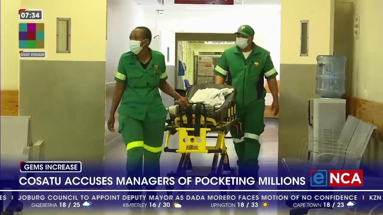 GEMS increase | Cosatu accuses managers of pocketing millions