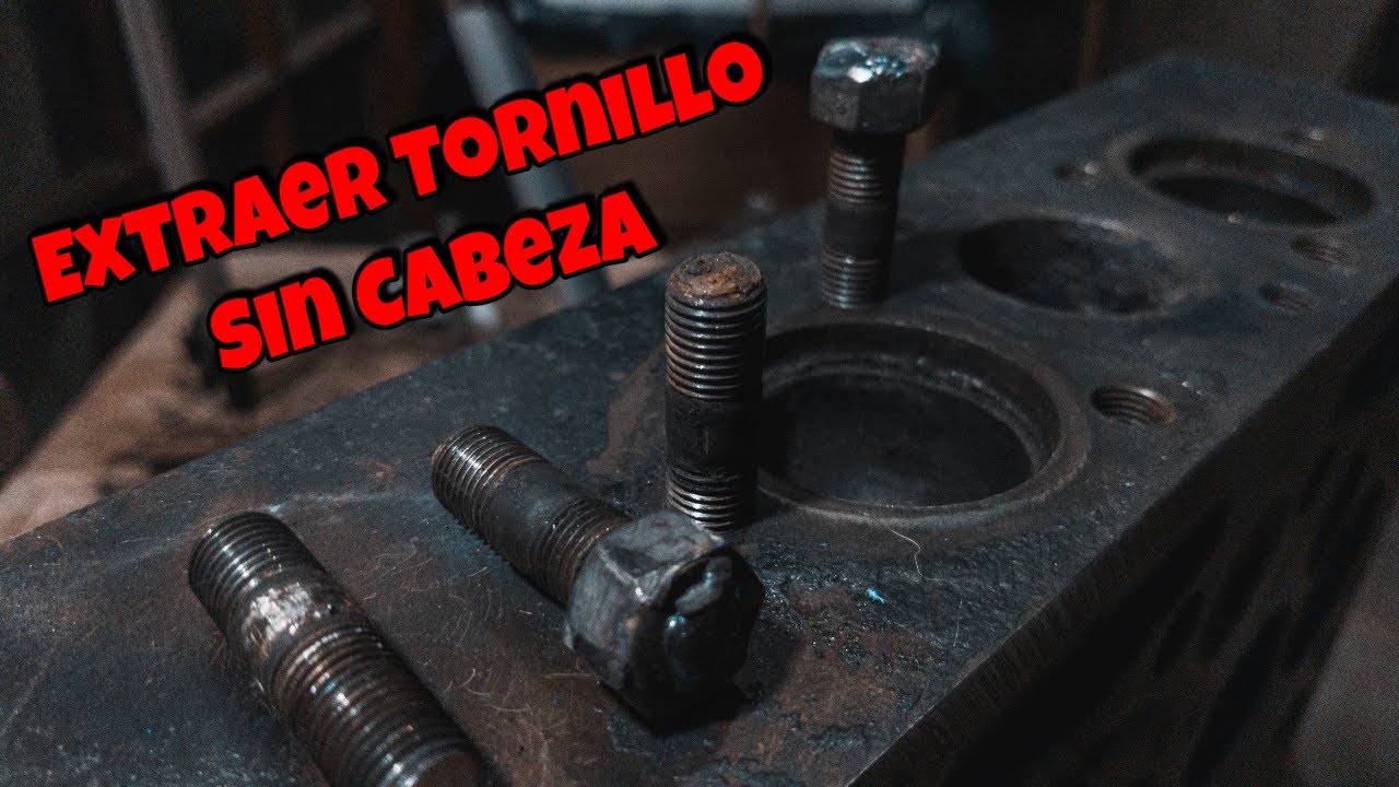 Como Sacar Tornillo Sin Cabeza | Esparrago Con Soldadura