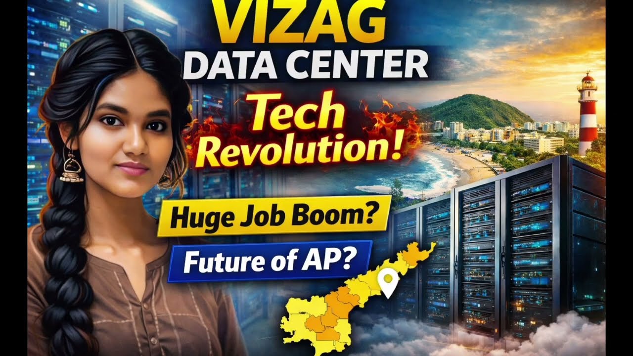 Vizag’s Mega Data Center – A New Digital Era Begins! 🔥 |Visakhapatnam Google Datacenter 