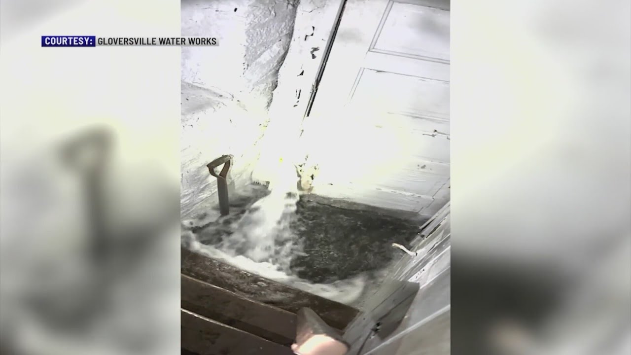 What caused 7 million gallon water leak in Gloversville