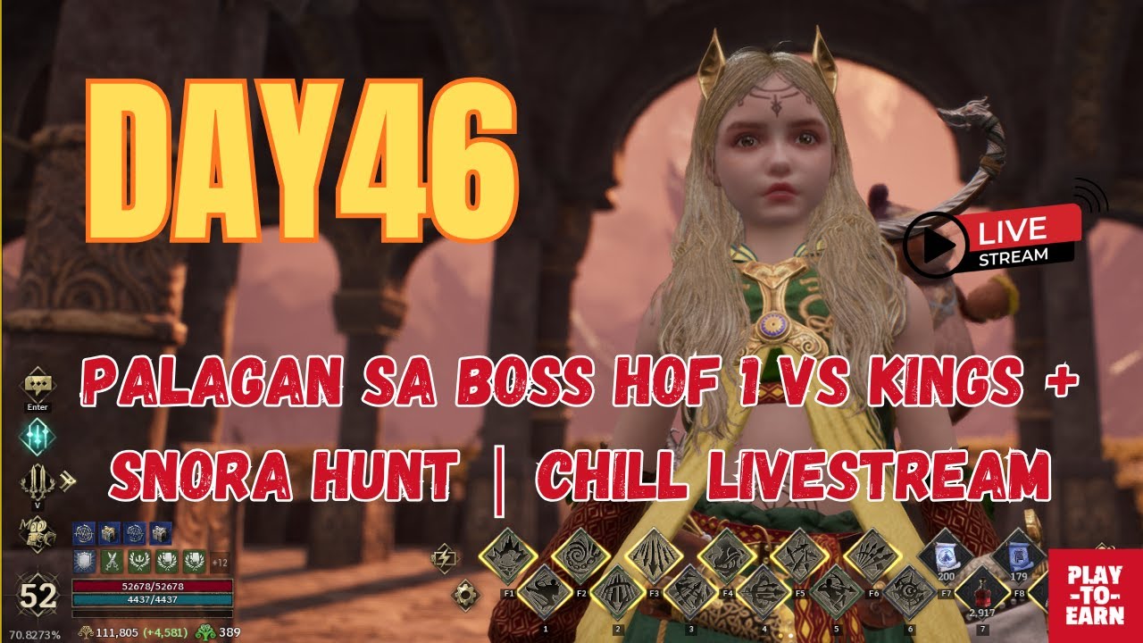 Legend of Ymir – Day 46 Live | Palagan sa Boss HoF 1 vs Kings + Snora Hunt | Chill Livestream