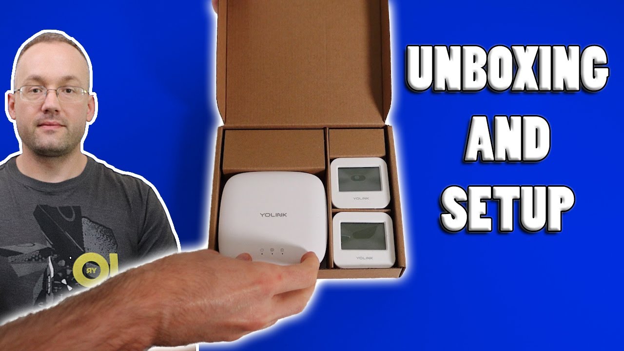 Yolink Temperature Humidity Sensor Unboxing and Setup Guide