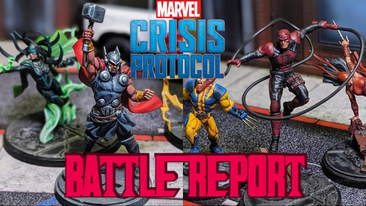 Marvel Crisis Protocol Battle Report Episode 99 - Marvel Knights vs. Asgard