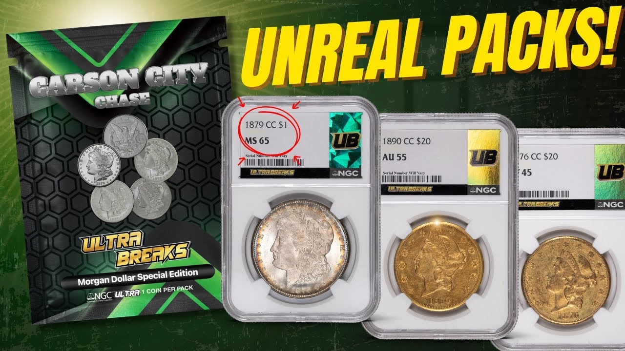 $20 000 Chase Coin Ultra Breaks НАБОРЫ МОНЕТ CARSON CITY CHASE!